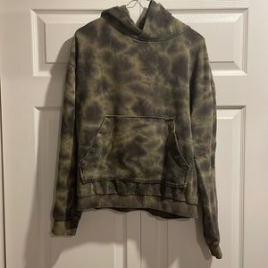 Green tie dye/army sweatshirt. Urban outfitters size S.